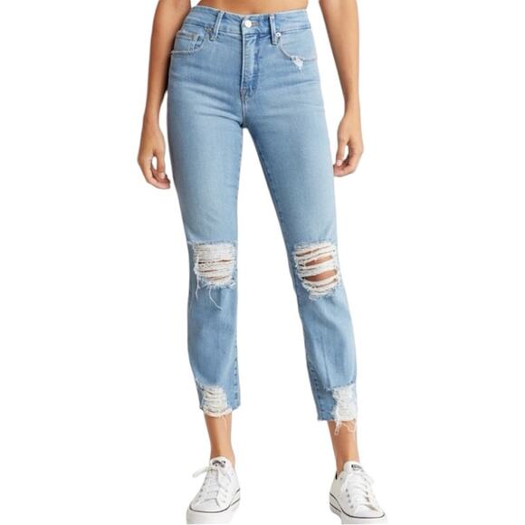 NWT Good American Good Classic Slim Straight Jeans Size 8/29 Retail $145 - Picture 2 of 7